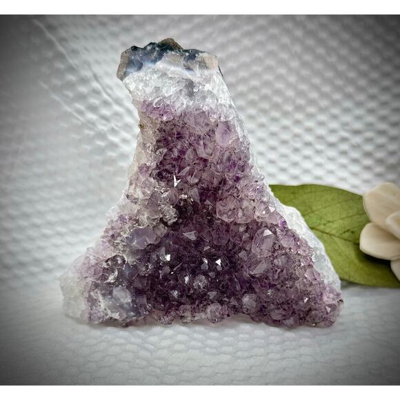 Soledadji Amethyst Cluster w/ Hematite | 414g | Deep Purple Crystal | Beautiful - Picture 10 of 17